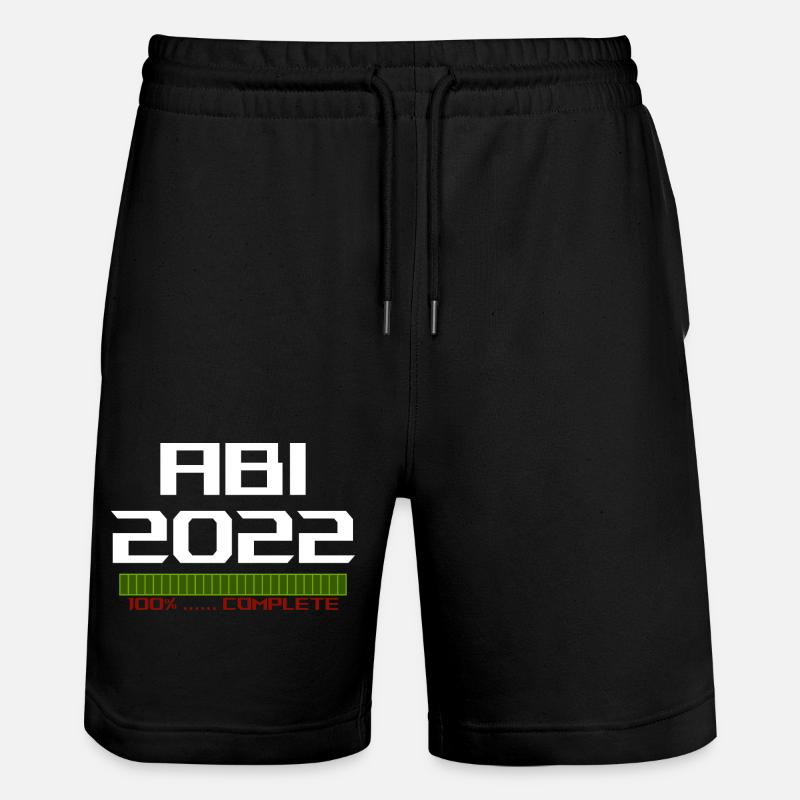 Complete 2022 ABI white - Stanley/Stella Unisex Bio Joggingshorts Trainer - Schwarz