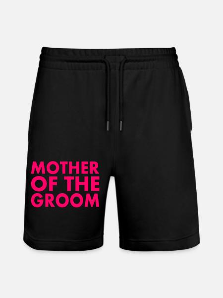 Mother of the groom - Stanley/Stella Trainer Unisex Organic Jogging Shorts - black