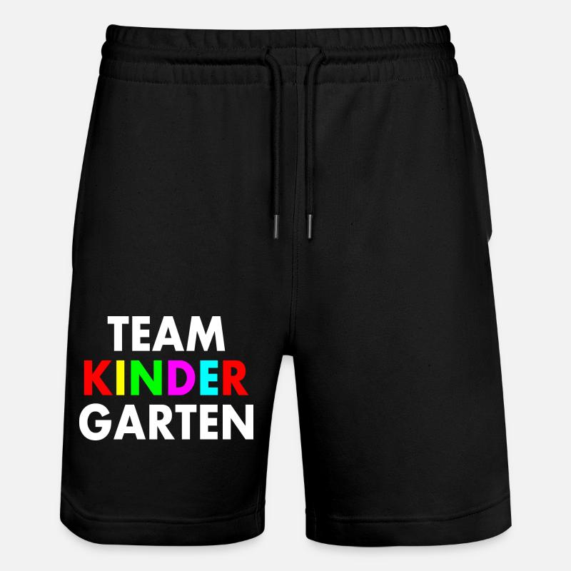 Jardin d’enfants en équipe - Short de jogging bio TRAINER Stanley/Stella unisexe - noir