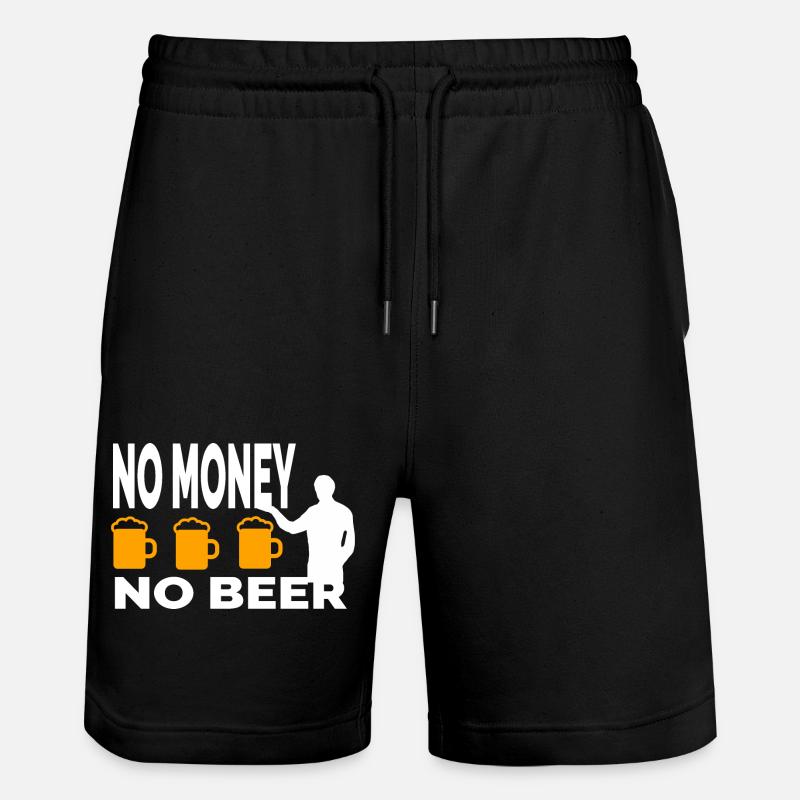 Bier - Stanley/Stella Unisex Bio Joggingshorts Trainer  - Schwarz