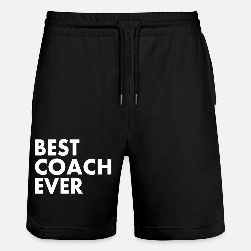 Best coach ever - Short de jogging bio TRAINER Stanley/Stella unisexe - noir