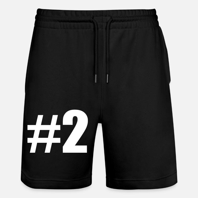 #2 - Stanley/Stella Unisex Bio Joggingshorts Trainer  - Schwarz