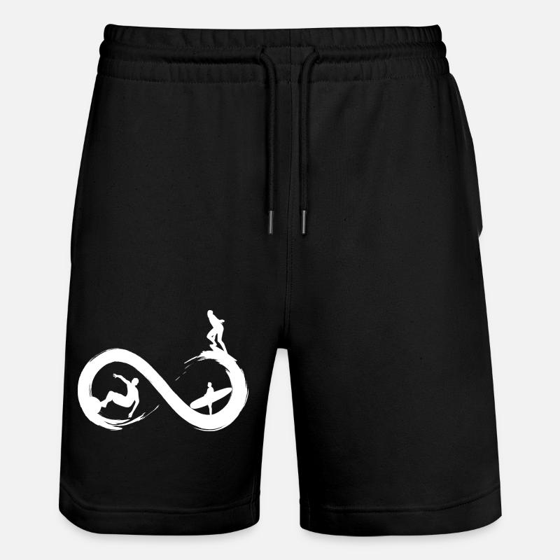 Surf à l’infini - Short de jogging bio TRAINER Stanley/Stella unisexe - noir