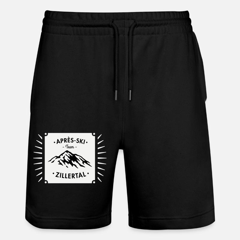 Après-Ski Zillertal - Stanley/Stella Unisex Bio Joggingshorts Trainer - Schwarz