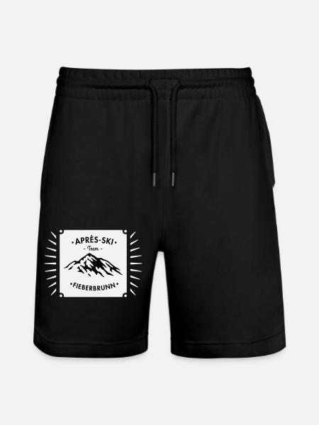 Après-Ski Fieberbrunn - Stanley/Stella Trainer Unisex Organic Jogging Shorts - black