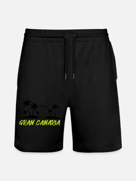 Gran Canaria - Stanley/Stella Trainer Unisex Organic Jogging Shorts - black