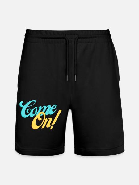 Kom nu! Kom nu med os! - Stanley/Stella Trainer økologiske unisex joggingshorts - sort