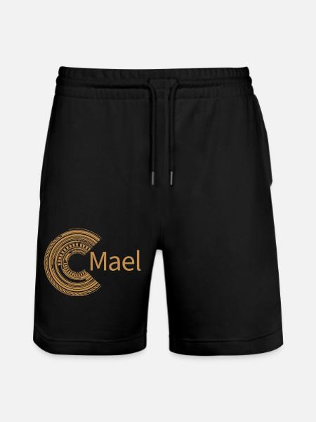 For Mael - Stanley/Stella Trainer Unisex Organic Jogging Shorts - black