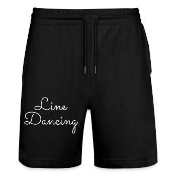 Danse Musique de danse - Short de jogging bio TRAINER Stanley/Stella unisexe - noir - Devant - Nik (191cm) & Marisol (170cm)