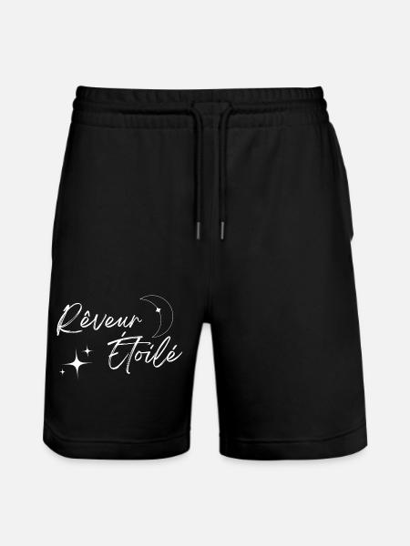 Rêveur étoilé - Short de jogging bio TRAINER Stanley/Stella unisexe - noir