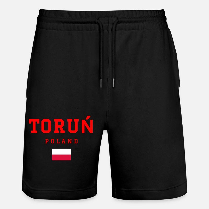 Toruń, Pologne - Short de jogging bio TRAINER Stanley/Stella unisexe - noir