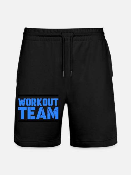 Workout Team - Stanley/Stella Trainer Unisex Organic Jogging Shorts - black