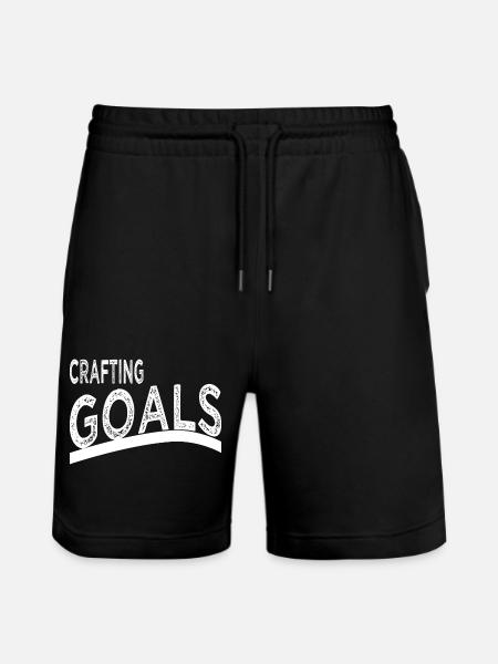present cool jokes funny sayings - Stanley/Stella Trainer Unisex Organic Jogging Shorts - black