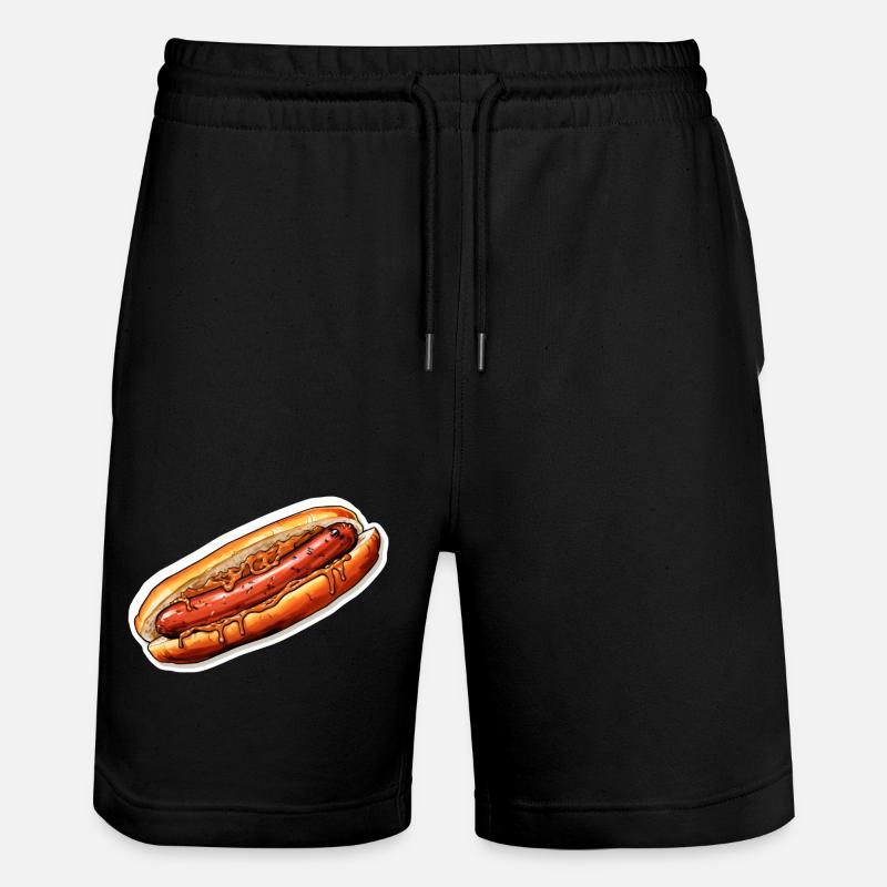 Bratwurst - Short de jogging bio TRAINER Stanley/Stella unisexe - noir