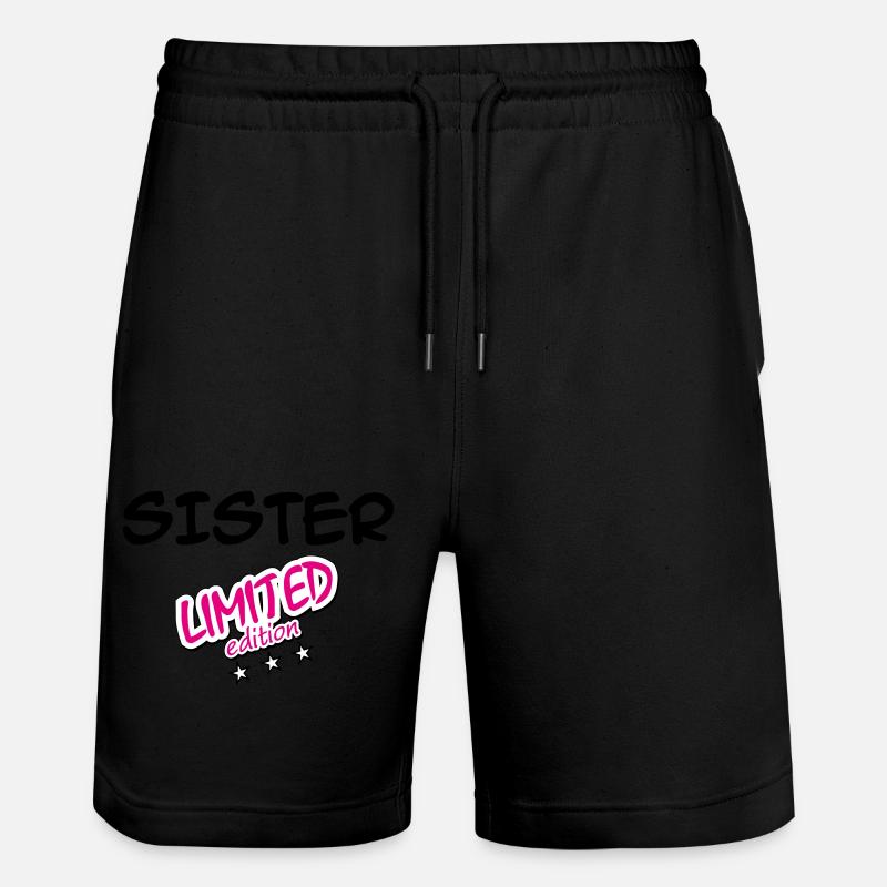 SISTER LIMITED EDITION - Short de jogging bio TRAINER Stanley/Stella unisexe - noir