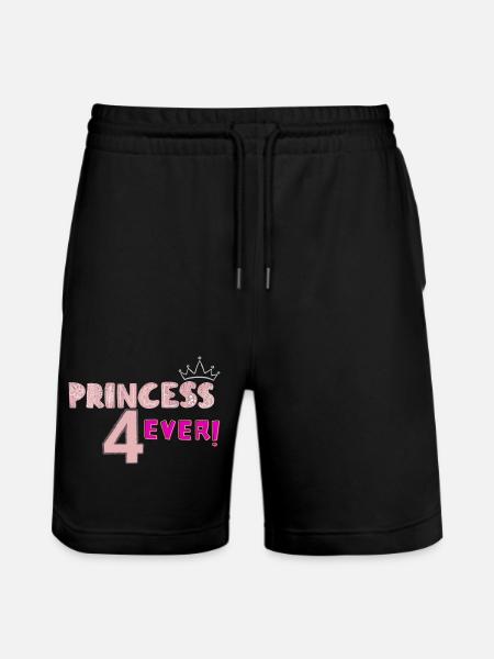 Princess 4 Ever - Short de jogging bio TRAINER Stanley/Stella unisexe - noir
