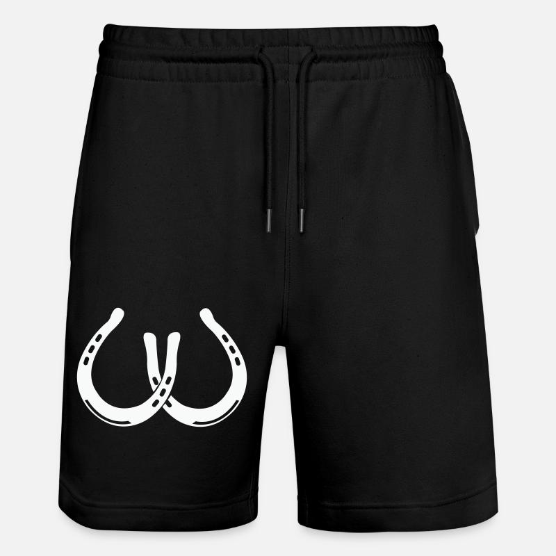 Fer à cheval 2 - Short de jogging bio TRAINER Stanley/Stella unisexe - noir