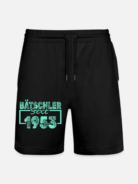 1953 - Stanley/Stella Unisex Bio Joggingshorts Trainer - Schwarz