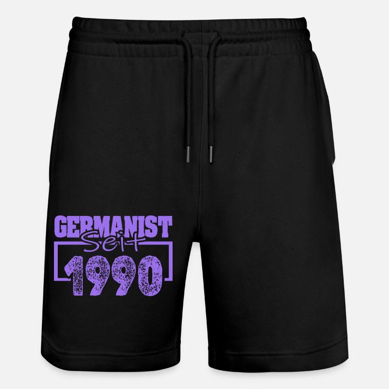 Studi 1990 - Stanley/Stella Trainer Unisex Organic Jogging Shorts - black