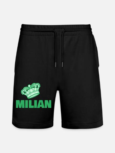 First name Milian - Stanley/Stella Trainer Unisex Organic Jogging Shorts - black