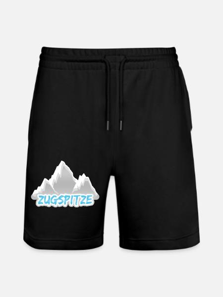 Mount Zugspitze - Stanley/Stella Trainer Unisex Organic Jogging Shorts - black