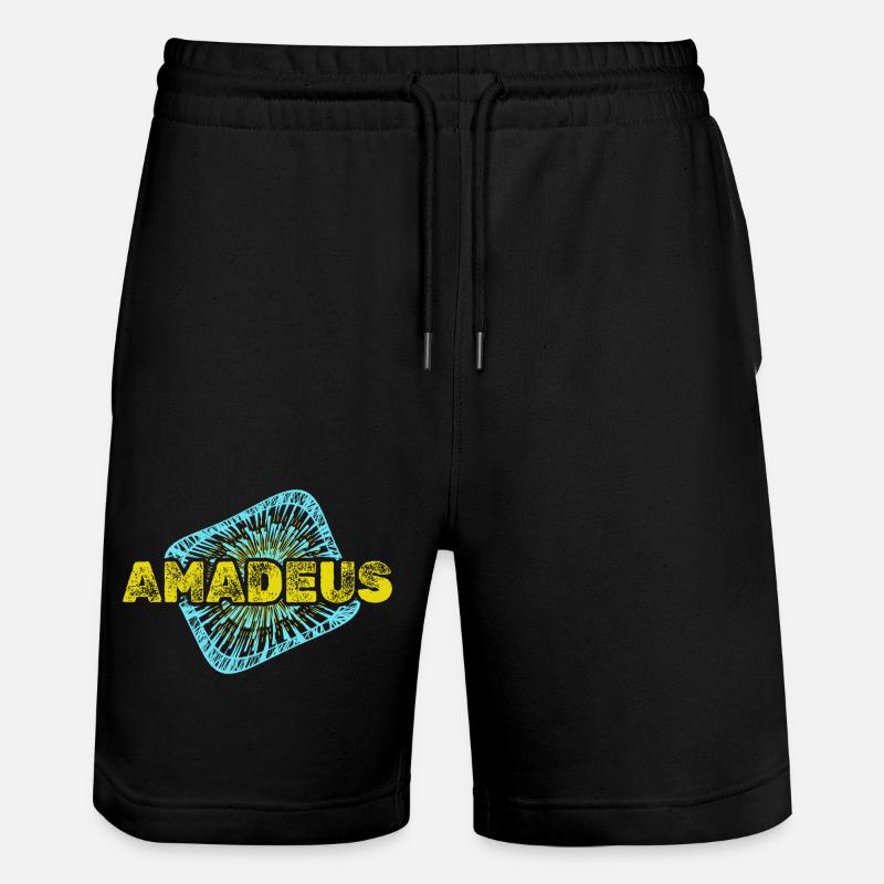 Freizeit Amadeus - Stanley/Stella Unisex Bio Joggingshorts Trainer  - Schwarz
