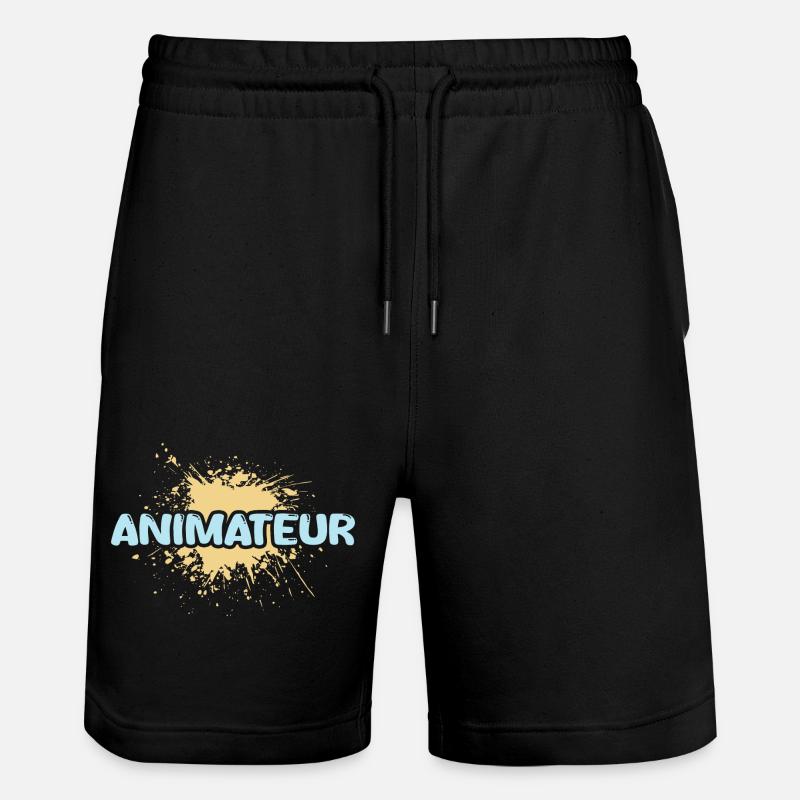 Animateur de poste - Short de jogging bio TRAINER Stanley/Stella unisexe - noir