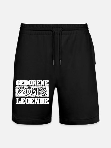 2016 - Stanley/Stella Trainer Unisex Organic Jogging Shorts - black