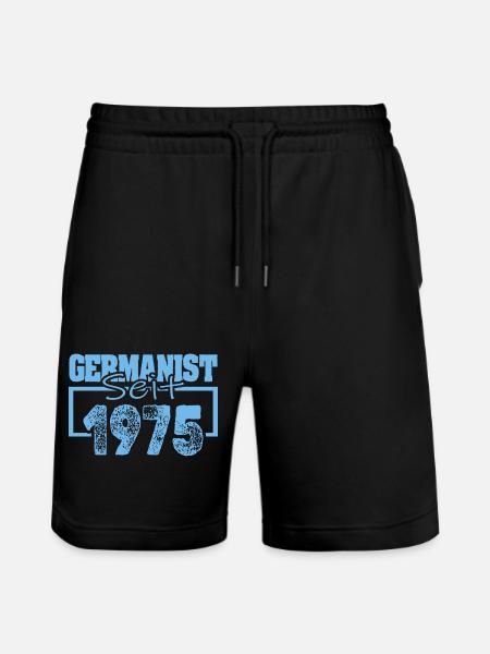 1975 - Stanley/Stella Trainer Unisex Organic Jogging Shorts - black