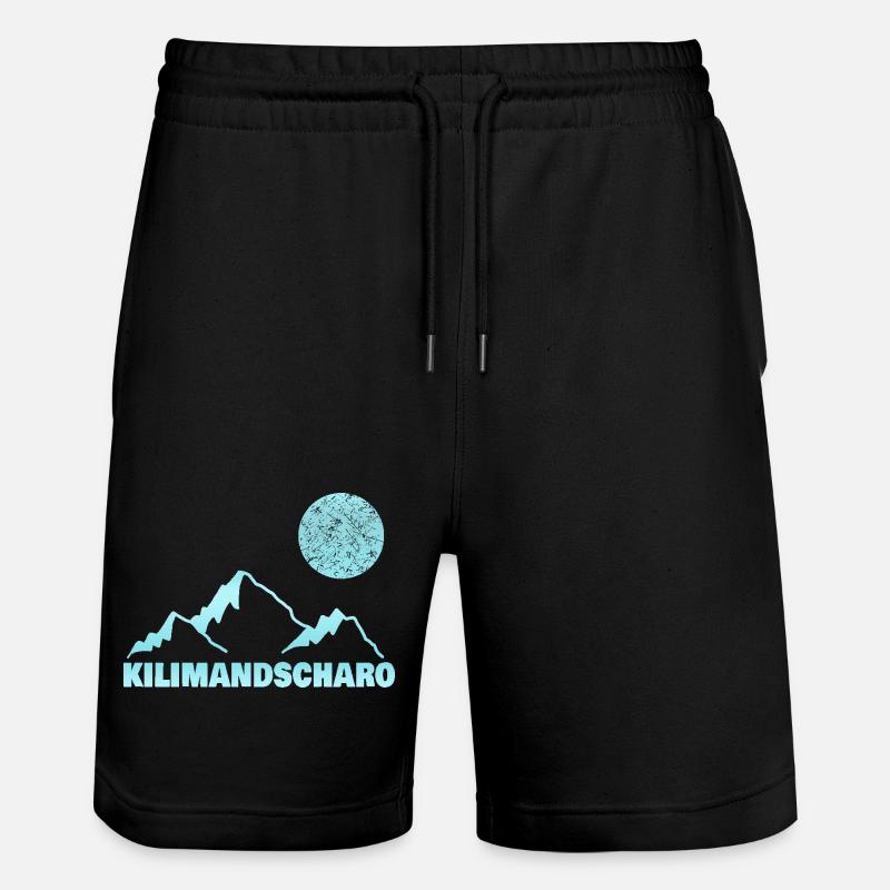 Kilimandjaro comme alpiniste - Short de jogging bio TRAINER Stanley/Stella unisexe - noir