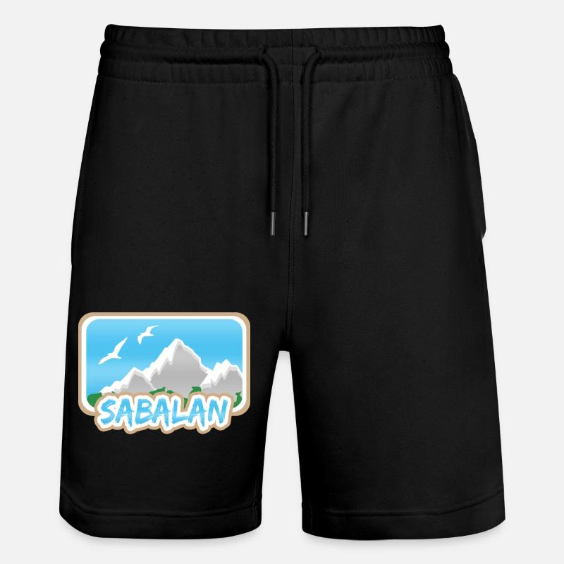 Sabalan Sabalan - Stanley/Stella Trainer Unisex Organic Jogging Shorts - black