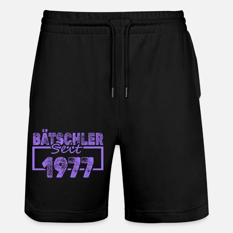 Baccalauréat 1977 - Short de jogging bio TRAINER Stanley/Stella unisexe - noir