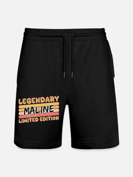 Maline - Stanley/Stella Unisex Bio Joggingshorts Trainer - Schwarz