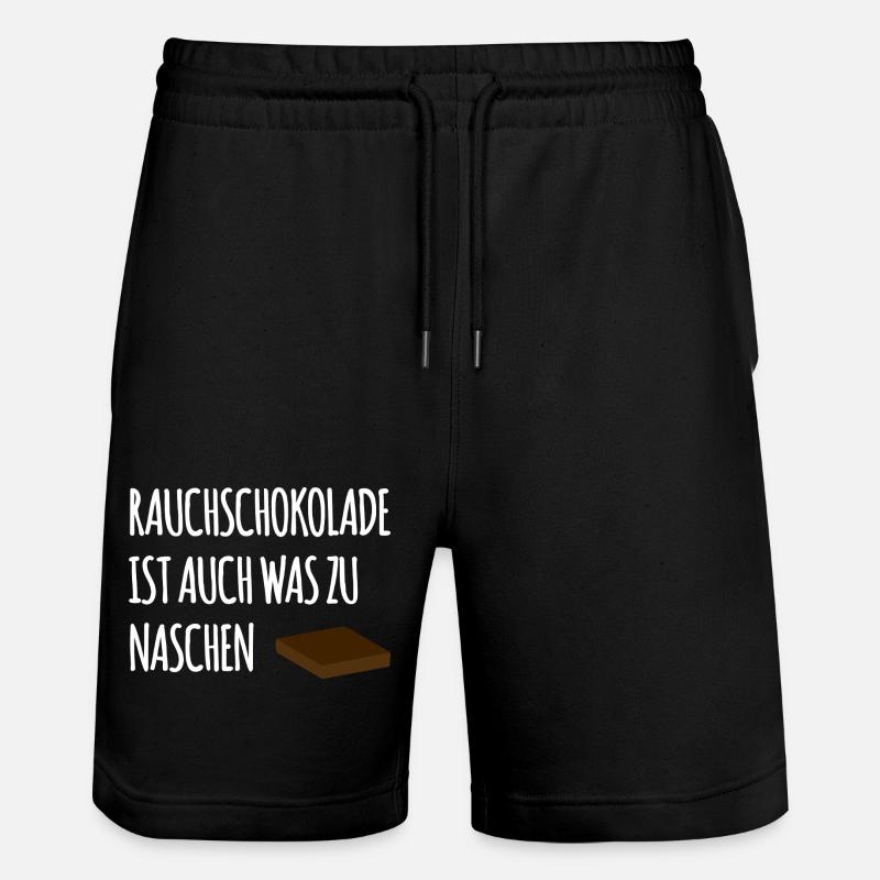 Rauchschokolade - Stanley/Stella Unisex Bio Joggingshorts Trainer  - Schwarz
