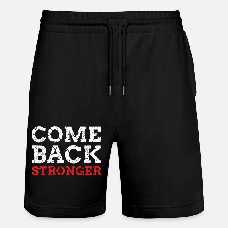 Revenez plus fort - Short de jogging bio TRAINER Stanley/Stella unisexe - noir