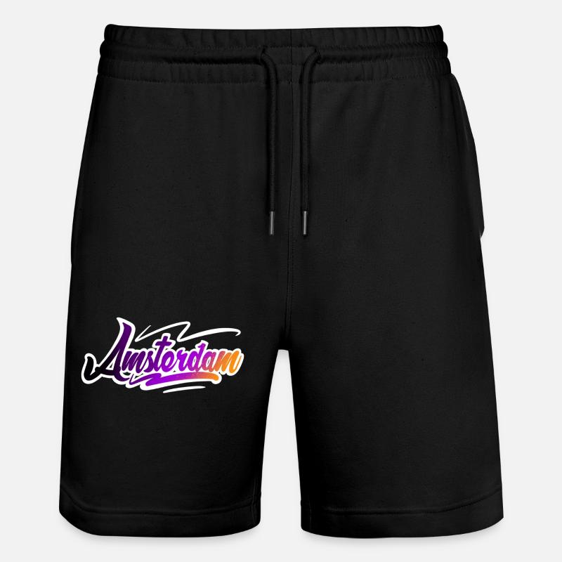 Amsterdam - Short de jogging bio TRAINER Stanley/Stella unisexe - noir