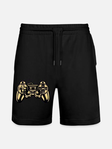 Gaming - Stanley/Stella Trainer Unisex Organic Jogging Shorts - black