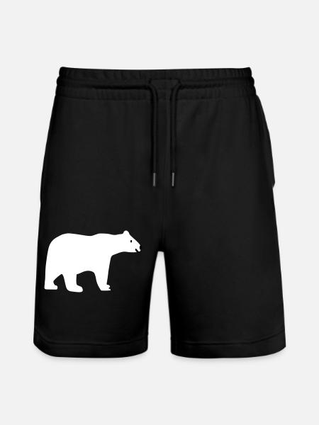 Eisbär - Stanley/Stella Unisex Bio Joggingshorts Trainer - Schwarz
