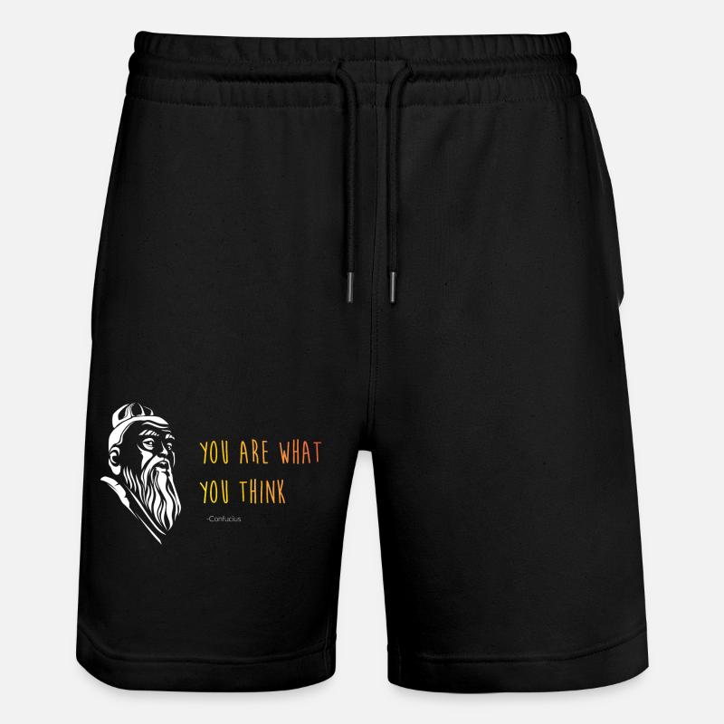 Confucianisme Proverbes de Confucius - Short de jogging bio TRAINER Stanley/Stella unisexe - noir