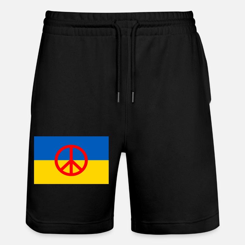 Ukraine - Short de jogging bio TRAINER Stanley/Stella unisexe - noir