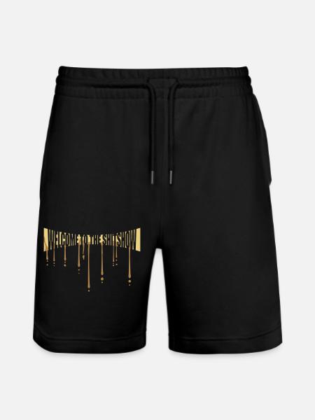 Graffti Shitshow Welcome - Stanley/Stella Trainer Unisex Organic Jogging Shorts - black