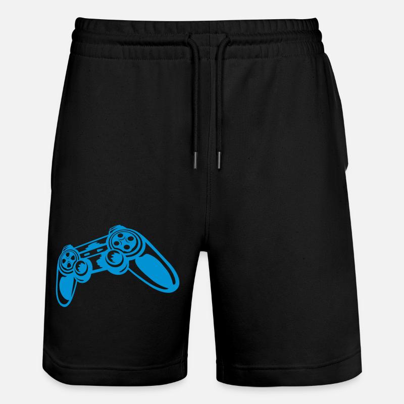 Joystick Gamer Console Rétro - Short de jogging bio TRAINER Stanley/Stella unisexe - noir
