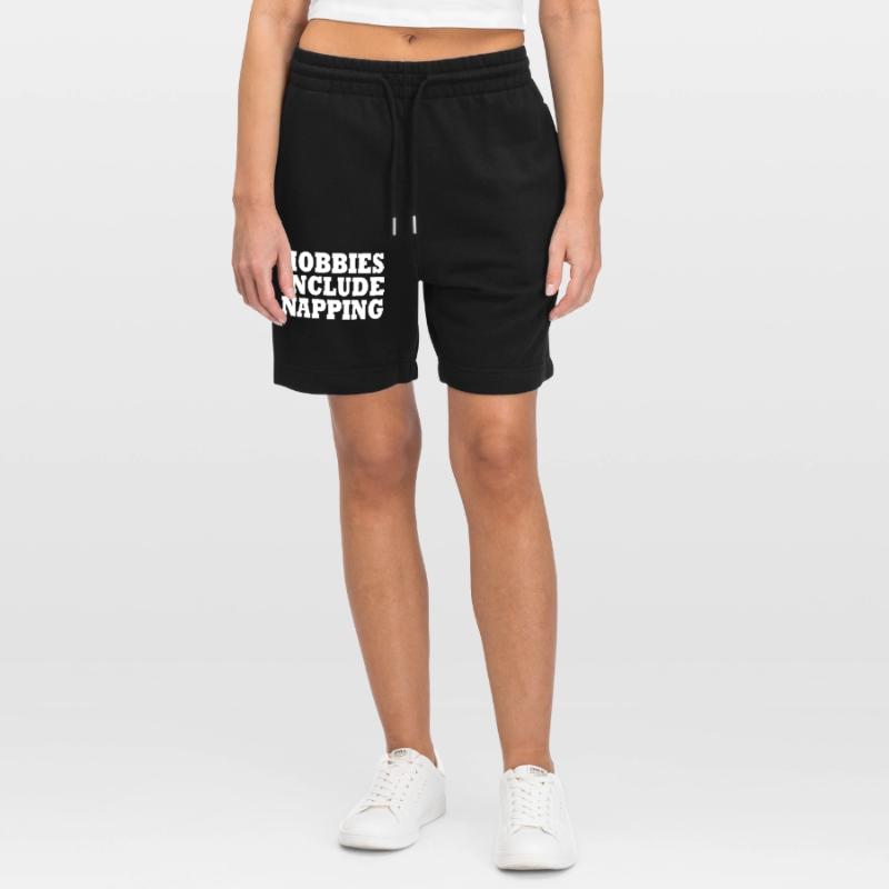 Hobbies include napping Stanley/Stella Unisex Bio Joggingshorts Trainer 