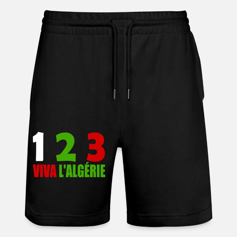 Algérie - Short de jogging bio TRAINER Stanley/Stella unisexe - noir