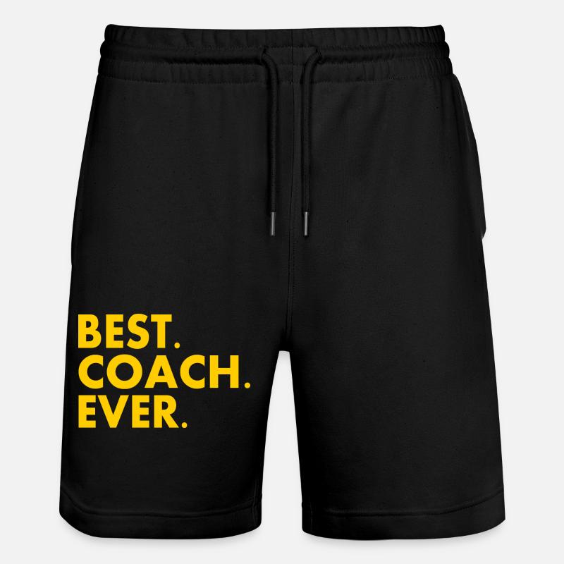 Best coach ever - Short de jogging bio TRAINER Stanley/Stella unisexe - noir