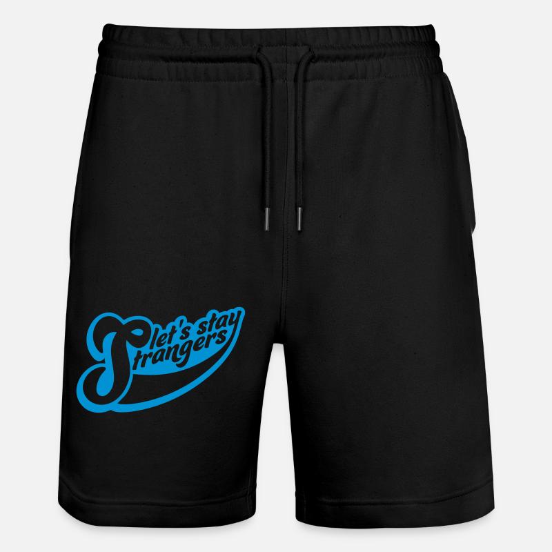 Citation Restons Strangers - Short de jogging bio TRAINER Stanley/Stella unisexe - noir