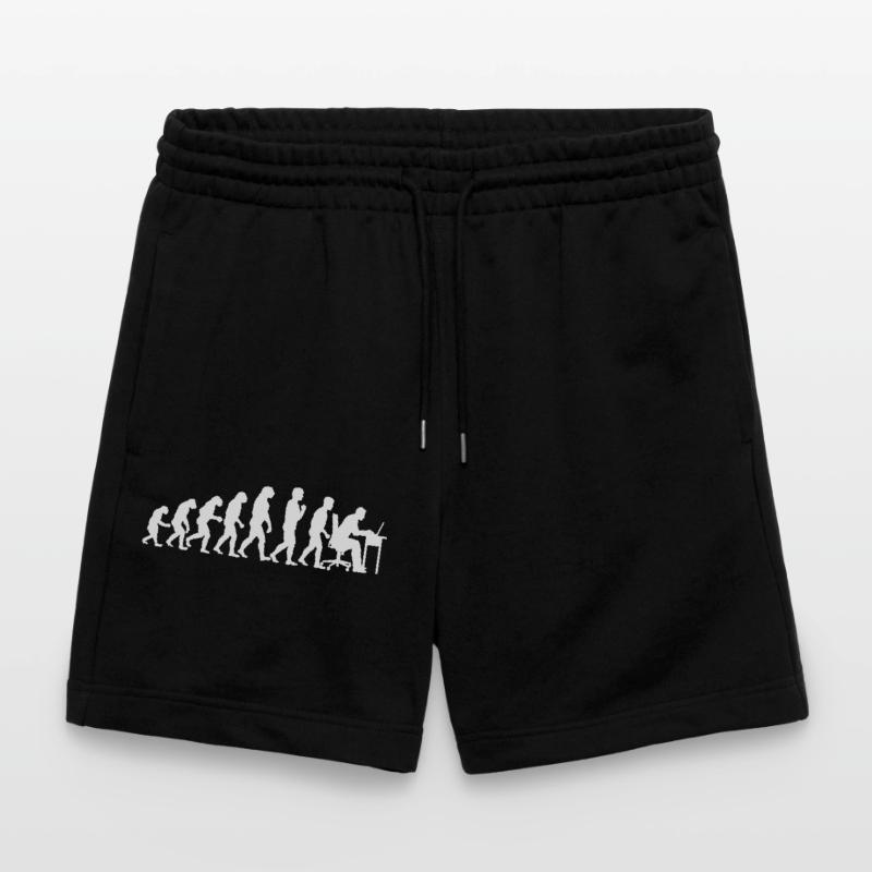 Evolution Computer Technician Nerd Programming Stanley/Stella Trainer Unisex Organic Jogging Shorts