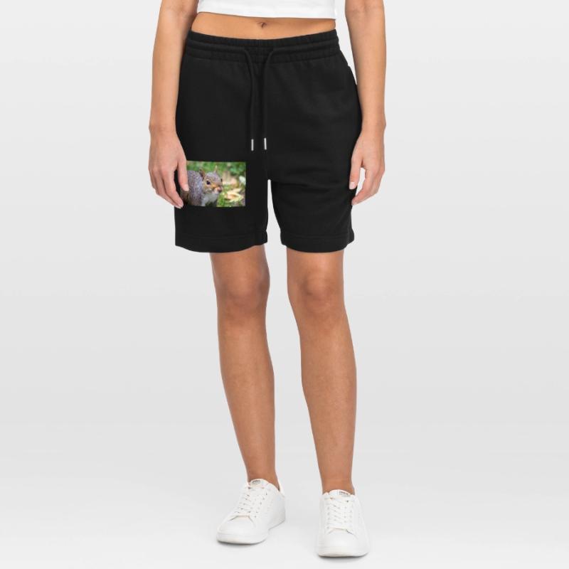 Grey squirrel (in german Grauhörnchen) Sciurus Stanley/Stella Trainer Unisex Organic Jogging Shorts