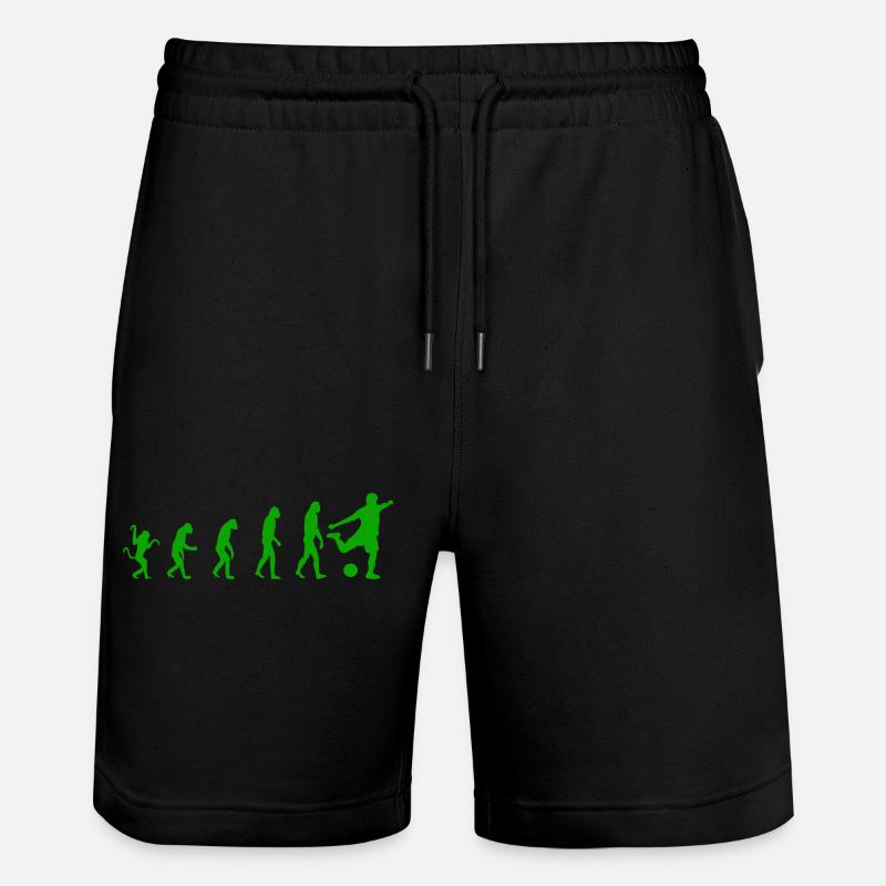 Fussball Evolution Sport - Stanley/Stella Unisex Bio Joggingshorts Trainer  - Schwarz