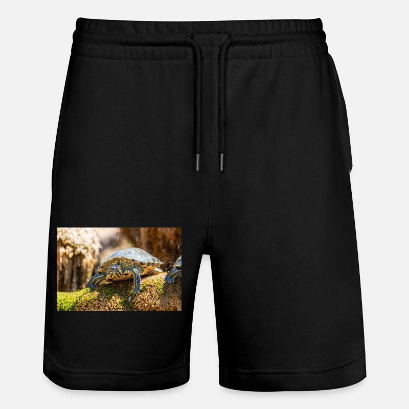 Gelbbauch-Slider Trachemys scripta scripta - Stanley/Stella Unisex Bio Joggingshorts Trainer  - Schwarz